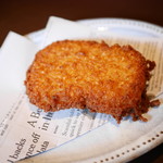 谷塚バル - 201707フライドリゾット トリュフ風￥３００