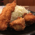 鶏唐商店 - 日替わり定食(鳥唐、ササミ)大