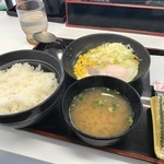 吉野家 - ハムエッグ定食350円