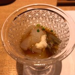 鮓 きずな - 剣先イカ・秋田の生蓴菜・自家製ソーメン出汁