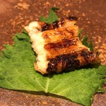 鮓 きずな - 明石の焼き穴子 山葵で