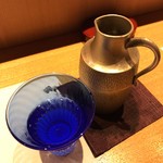 鮓 きずな - 3杯目：純米酒 磯自慢 (静岡 磯自慢酒造)