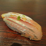 千成寿司 - 鯵　☆３