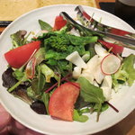 蒼天 - 百合根と菜の花のサラダ