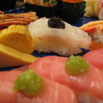 Kaisen Dokoro Sushi Tsune - ぶり祭りにぎりセット（アップ）