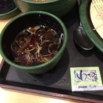 ゆで太郎 - カレー丼の冷たいそばのつけ汁