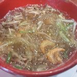 避風塘 みやざわ - 春雨と干し海老のスープ