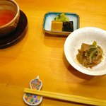 赤坂 詠月 - お茶・小鉢（ずいき）・香の物♬2011/2