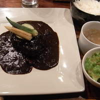 円居 新橋 - ランチ　ハンバーグ定食