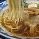 らーめん心繋 - ワンタンメンの麺