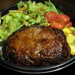 Wayoubaruachero - 牛肉100％ハンバーグのロコモコ丼￥750(税抜)