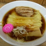 らーめん まつや - 2017.7.3   醤油ラーメン☆中盛   700円   中盛無料  