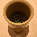 鮓 きずな - 貝のスープ（鳴門鮑・蛤・銚子の海苔）