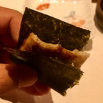 鮓 きずな - 焼穴子（宮城の海苔）