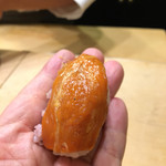 初音鮨 - （2017年6月）このバチコの塩気は忘れられない(^.^)