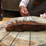 初音鮨 - （2017年6月）漬け大トロ炙り(^.^)