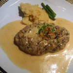 旬菜ステーキ処 らいむらいと - らいむらいと風ハンバーグ