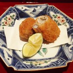 銀座 しのはら - とり貝のフライ