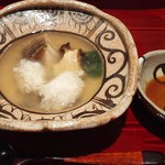 銀座 しのはら - 鱧と鮑の鍋