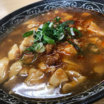 ぎょらん亭 - 限定麺の麻婆豆腐麺。