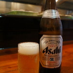 Kinoya - まずはビール、こんなお店に来てビールなしは寂しいですよね♪（２０１７．６．３０）