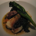 レストラン・ジョルジュマルソー - 唐津産　活締め神経抜きオコゼのポワレ　カナダ産天然オマールエビから丁寧にひいたコンソメソース