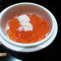 ＨＡＮＡ吉兆 - 香合、いくらの山芋乗せ