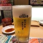 なごやか亭 - 生ビール＠500円