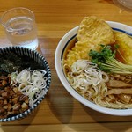 中華蕎麦 みず川 - 三代とりそば+こま切れチャーシュー丼：900円+250円