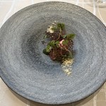 クイントカント - 鴨のテリーヌとアメリカンチェリー