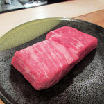 グリルグリーン - お肉を見せてくれました