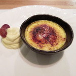 グリルグリーン - 7】クレームブリュレとオレンジカスタード(8000円コース/2017.6月)