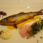 レストラン　シュバル ブラン - 長良川鮎のコンフィ