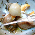 福実寿司 - ◆お通し（ばい貝の煮付け）
