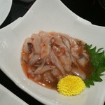 あうん - 蕎麦酒房 あうん　イイダコの塩辛500 円