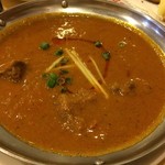 ラズマハル - ★C チーズナンセット（マトン・激辛・アイスチャイ・990円）★マトンカレー