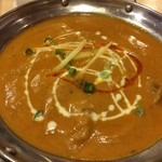 ラズマハル - ★Aランチ （チキン・辛口・ライス・マンゴーラッシー・680円)★チキンカレー