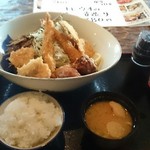 Kaishoumaru - フライ定食税込みは840円 ご飯お代わり自由