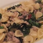 ア ミオ アージョ - 2011.１月 自家製手打ちパスタ“オレキエッテ”千葉産菜の花とサルシッチャのアーリオ・オーリオ