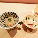 鮨 あらい - 胡麻豆腐と冬瓜