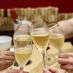 波へい - カヴァで乾杯〜♪