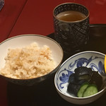 なかむら - 新生姜ご飯と香の物