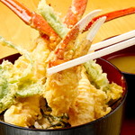 いなば鮮魚 - かにの天ぷら丼