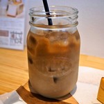 食パン専門店 デアイ・ザ・ベーカリー - ハニーナッツトースト ドリンクセット（アイスカフェラテ）