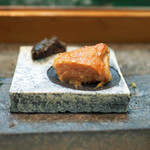 寿司栄 - 撥子の焼き物の摘み