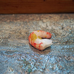 寿司栄 - 北海シマ海老の摘み