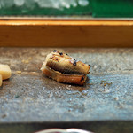 寿司栄 - 穴子の握り