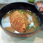 寿司栄 - 毛蟹のお味噌汁