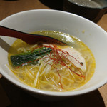 鳥鶏研究団 - あっさり塩らーめん ハーフ