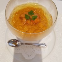 レストラン シャルム - ウニとかぼちゃのコンソメジュレ
